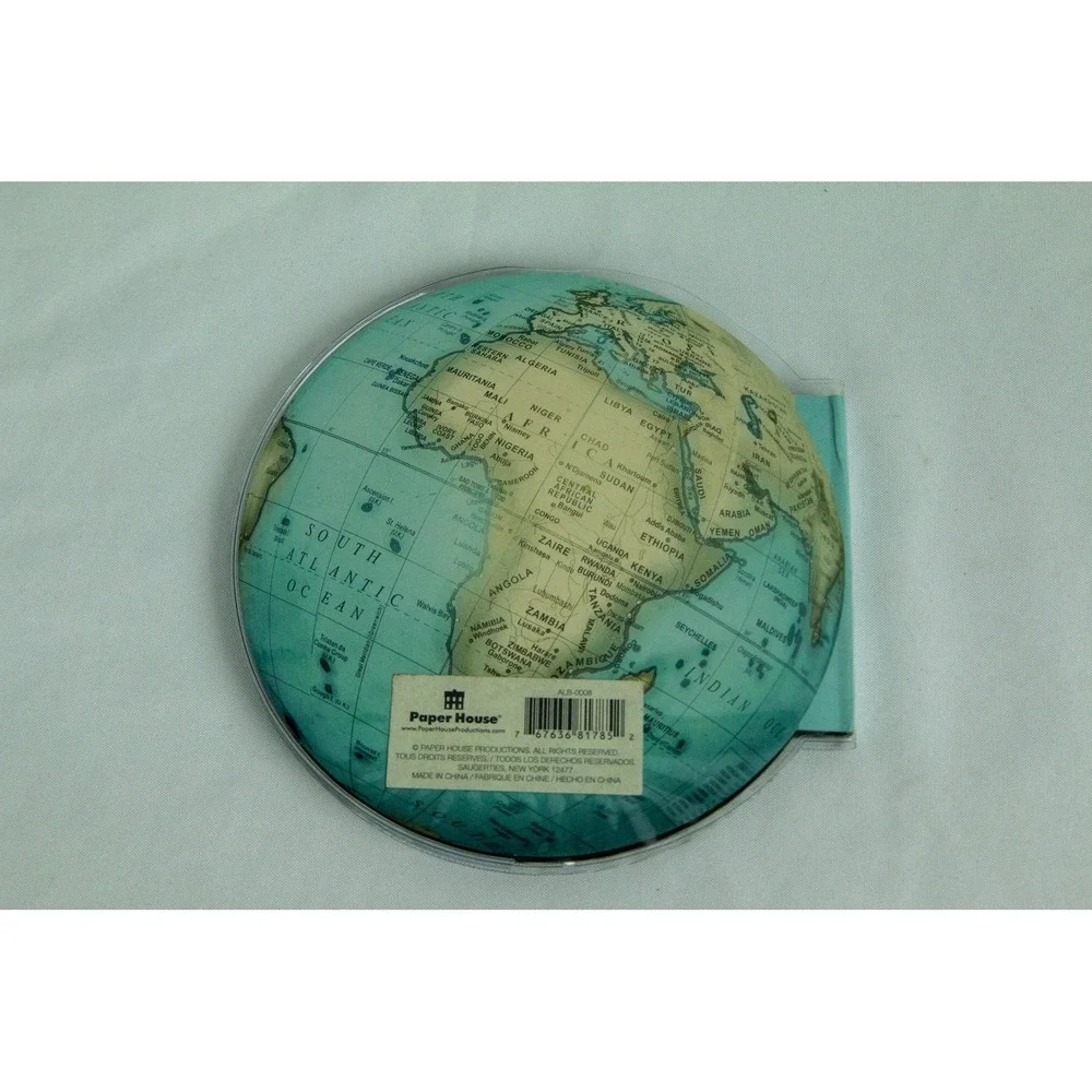 Paper House Adventure Awaits Globe Photo Scrapbook Album 50 Pages ALB-0008